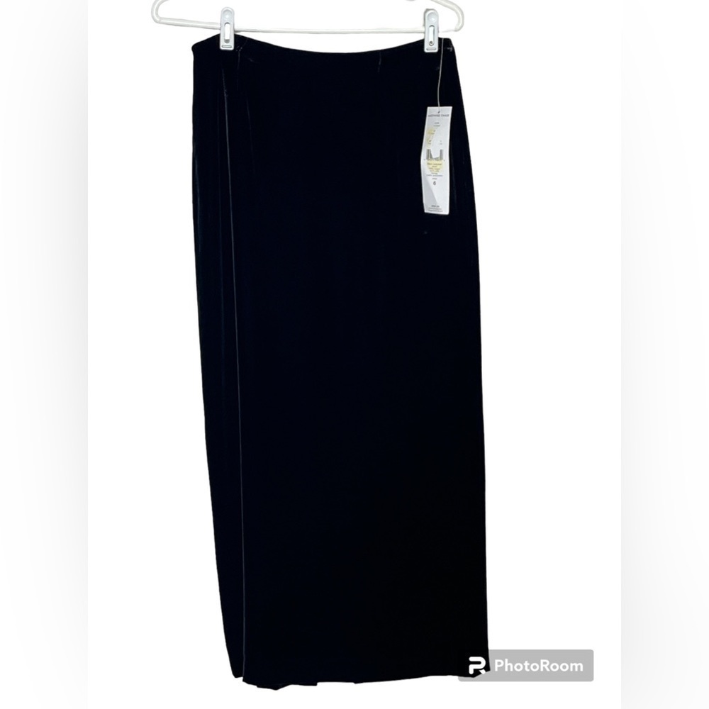 NWT Josephine Chaus Lined Black Skirt Sz 6